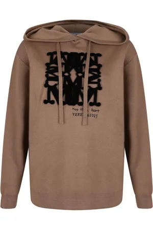 Max Mara Dames, Sweatshirts & Hoodies, Bruin, Maat: S Wol