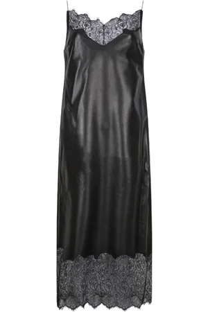 Givenchy Dames, Jurken, Zwart, Maat: S Leer