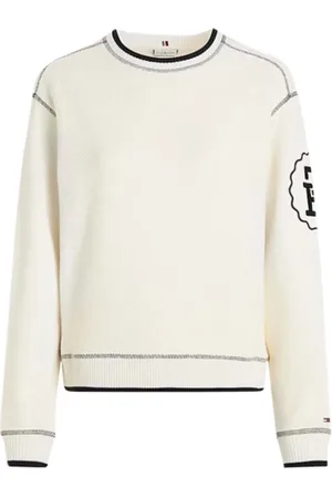 Tommy Hilfiger Dames, Truien, Wit, Maat: S