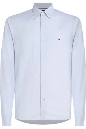 Tommy Hilfiger Heren, Overhemden, Blauw, Maat: XL