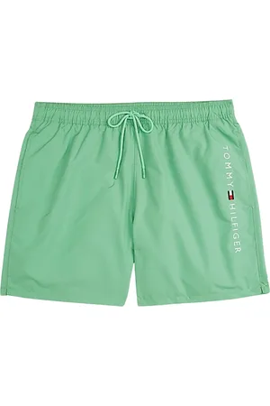 Tommy Hilfiger Heren, Badkleding, Groen, Maat: M Poliester