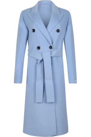 MARELLA Dames, Mantels, Blauw, Maat: XS Wol