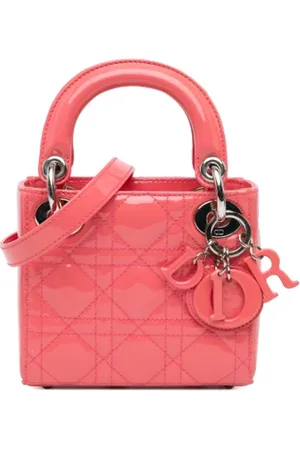 Dior Dames, Pre-owned, Roze, Maat: ONE Size Leer