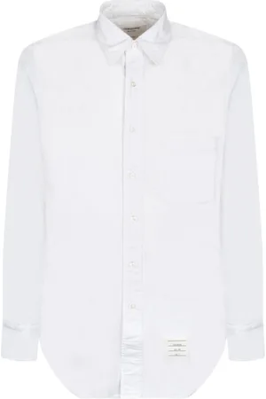 Thom Browne Heren, Overhemden, Wit, Maat: XL Katoen