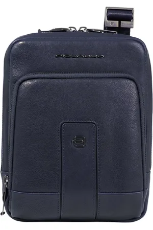 Piquadro Dames, Tassen, Blauw, Maat: ONE Size Leer