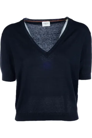CRUNA Dames, Truien, Blauw, Maat: XL