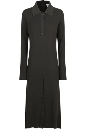 Courrèges Dames, Jurken, Bruin, Maat: M Wol