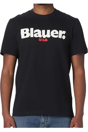Blauer Heren, Tops, Zwart, Maat: M Katoen