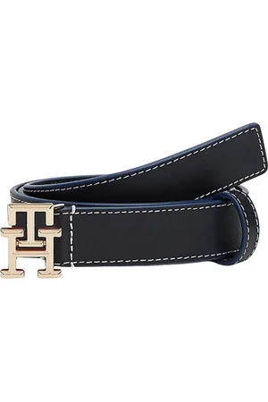Tommy Hilfiger Dames, Accessoires, Blauw, Maat: 90 CM Leer