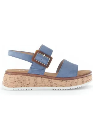 Gabor Dames, Schoenen, Blauw, Maat: 40 EU Suède