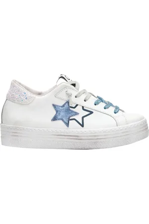 2STAR Dames, Schoenen, Wit, Maat: 37 EU Leer