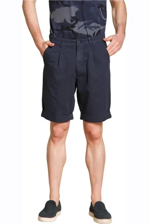 Masons Heren, Korte broeken, Blauw, Maat: XS Katoen