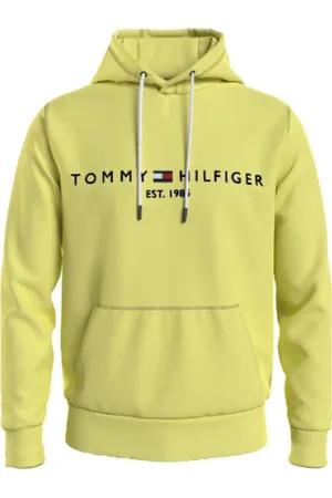 Tommy Hilfiger Heren, Sweatshirts & Hoodies, Geel, Maat: S