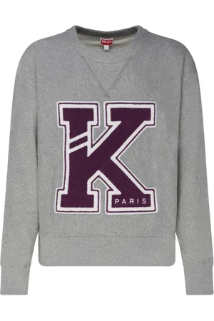 Kenzo Heren, Sweatshirts & Hoodies, Grijs, Maat: M Katoen