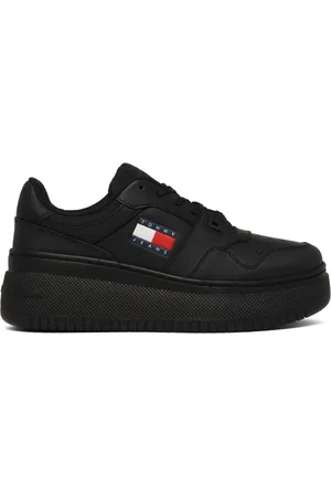 Tommy Hilfiger Dames, Schoenen, Zwart, Maat: 40 EU Leer