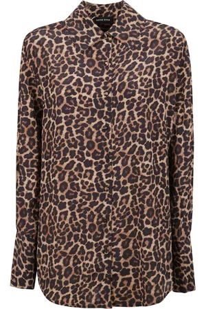 ANINE BING Dames, Blouses & Shirts, Bruin, Maat: M Zijde