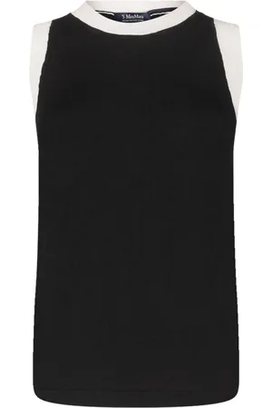 Max Mara Dames, Tops, Zwart, Maat: M