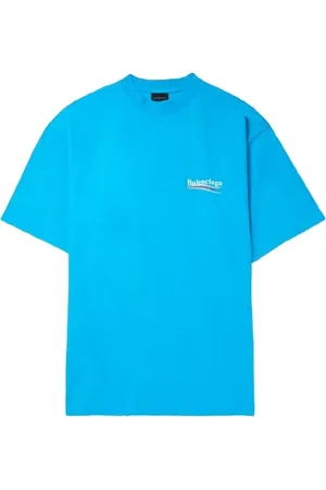 Balenciaga Heren, Tops, Blauw, Maat: S Jersey
