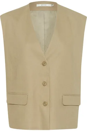 Gestuz Dames, Jassen, , Maat: 2XL Linnen