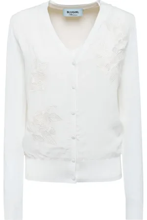 Blugirl Dames, Truien, Wit, Maat: S Viscose