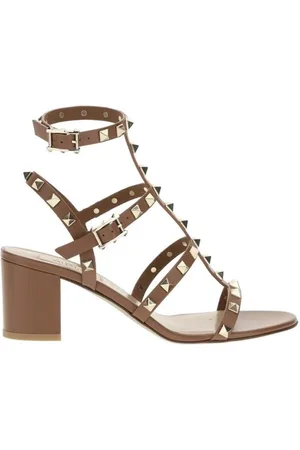 VALENTINO GARAVANI Dames, Schoenen, Bruin, Maat: 36 EU Leer