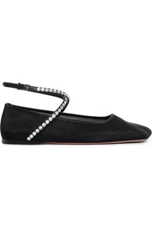 Amina Muaddi Dames, Schoenen, Zwart, Maat: 38 EU