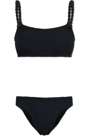 Hunza G Dames, Badkleding, Zwart, Maat: ONE Size Tweed