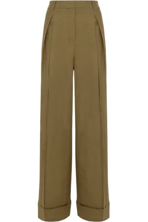 Blugirl Dames, Broeken, Groen, Maat: XS Linnen