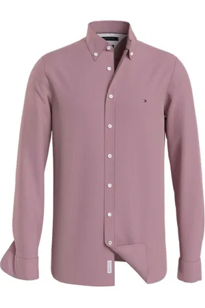 Tommy Hilfiger Heren, Overhemden, Roze, Maat: L