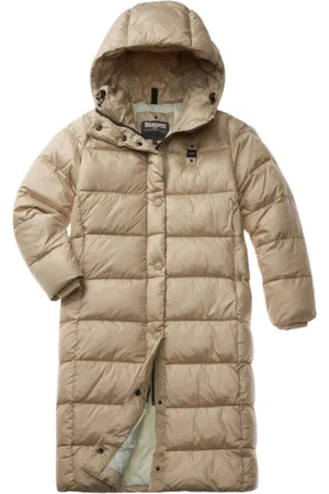 Blauer Dames, Mantels, Geel, Maat: S Nylon