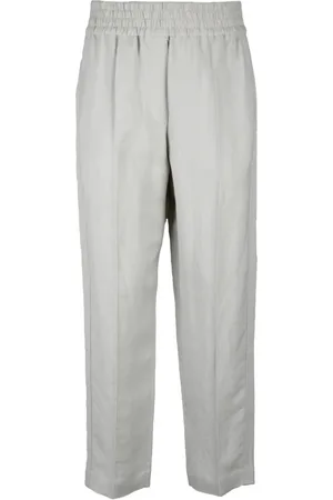 Brunello Cucinelli Dames, Broeken, , Maat: S Linnen