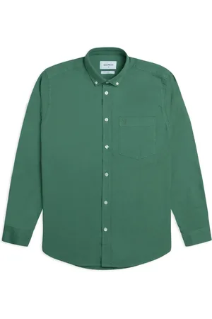 Woodbird Heren, Overhemden, Groen, Maat: L