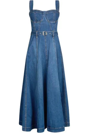 Liu Jo Dames, Jurken, Blauw, Maat: M Katoen