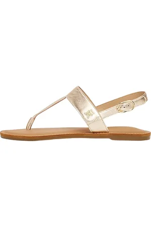 Tommy Hilfiger Dames, Schoenen, Geel, Maat: 36 EU Leer