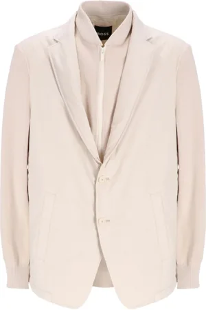 HUGO BOSS Heren, Jassen, Wit, Maat: XL