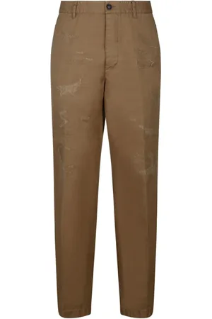 Dsquared2 Heren, Broeken, Bruin, Maat: M Katoen