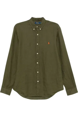 Ralph Lauren Heren, Overhemden, Groen, Maat: XL