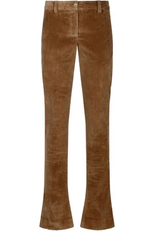 Dolce & Gabbana Dames, Broeken, Bruin, Maat: XS Corduroy