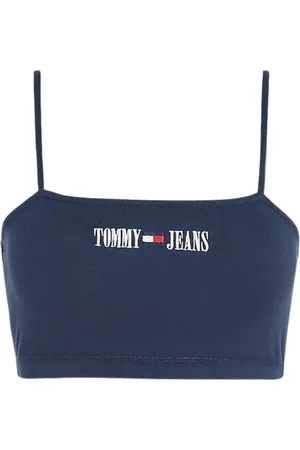Tommy Hilfiger Dames, Tops, Blauw, Maat: M Katoen