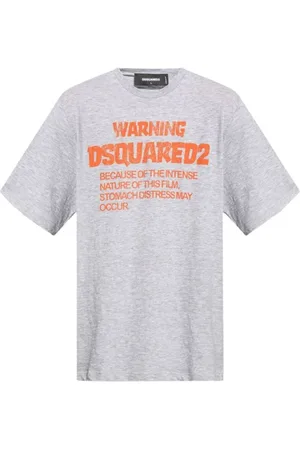 Dsquared2 Heren, Tops, Grijs, Maat: 2XL Katoen