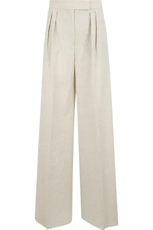 Max Mara Dames, Broeken, , Maat: M Wol