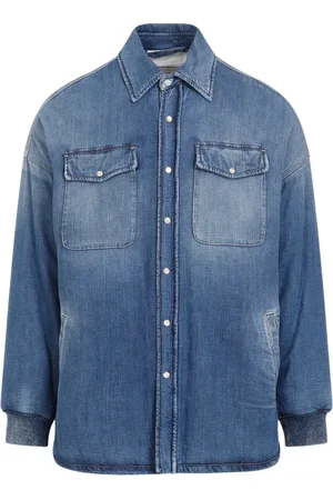Alexander McQueen Heren, Overhemden, Blauw, Maat: L Denim