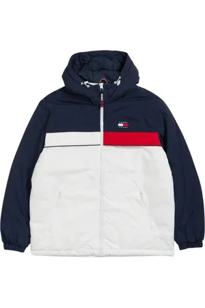 Tommy Hilfiger Heren, Jassen, Wit, Maat: L Nylon