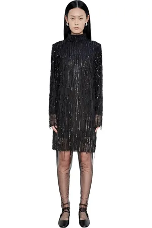 MEIMEIJ Dames, Jurken, Zwart, Maat: XS