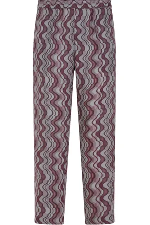 DRIES VAN NOTEN Heren, Broeken, Veelkleurig, Maat: M Viscose