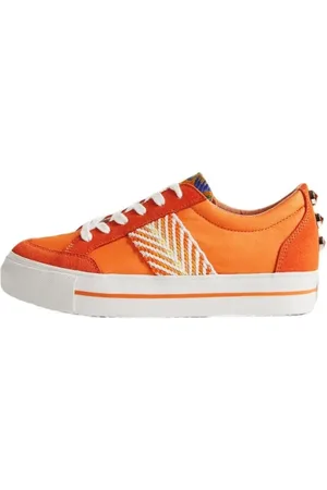 Desigual Dames, Schoenen, Oranje, Maat: 40 EU Poliester