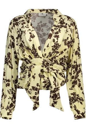 Elisabetta Franchi Dames, Blouses & Shirts, Geel, Maat: XL