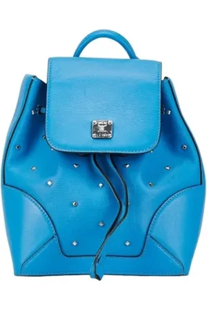 MCM Dames, Pre-owned, Blauw, Maat: ONE Size Leer
