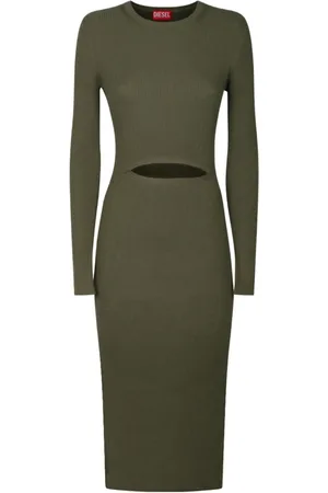 Diesel Dames, Jurken, Groen, Maat: XS Wol
