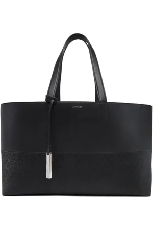 Calvin Klein Dames, Tassen, Zwart, Maat: ONE Size Leer
